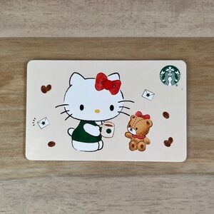 New Starbucks x Hello Kitty gift card 2025